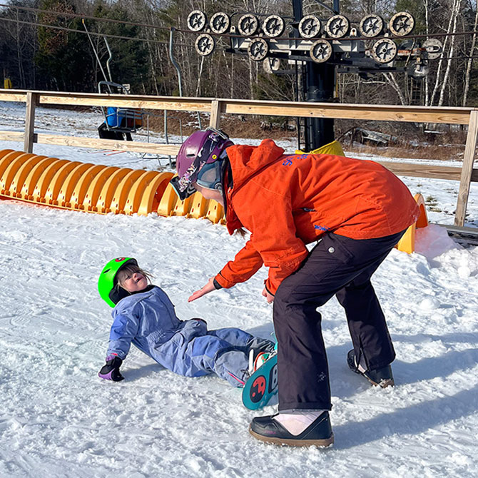 Camden Snow Bowl youth programs ski school