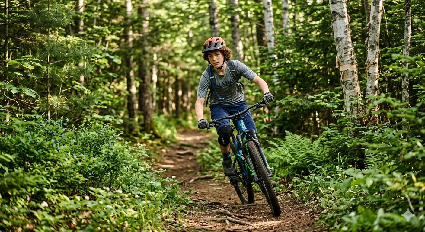 mountain biking